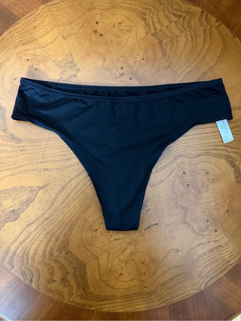 Soma Women's Black Vanishing Edge Micro Thong